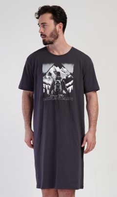 Pánská noční košile s krátkým rukávem Mountain 10