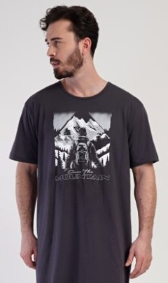 Pánská noční košile s krátkým rukávem Mountain 14