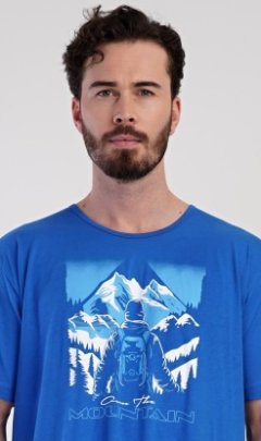 Pánská noční košile s krátkým rukávem Mountain 5