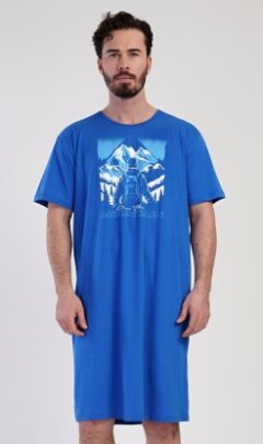 Pánská noční košile s krátkým rukávem Mountain 7
