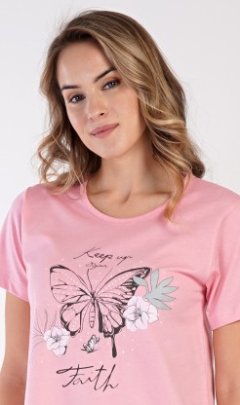 Dámská noční košile s krátkým rukávem Butterfly 6