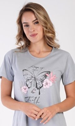 Dámská noční košile s krátkým rukávem Butterfly 7