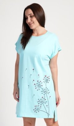 Dámská noční košile s krátkým rukávem Dáša Pyžama a župany - Ženy - Dámské noční košile - Nadměrné dámské noční košile