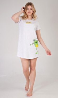 Dámská noční košile s krátkým rukávem Frog 3