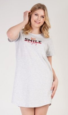 Dámská noční košile s krátkým rukávem Méďa Smile 4