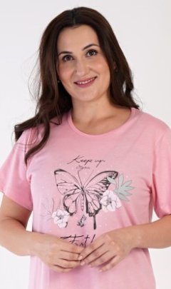 Dámská noční košile s krátkým rukávem Motýl 7