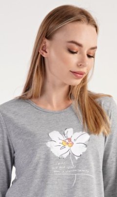 Dámské pyžamo dlouhé Květ 11