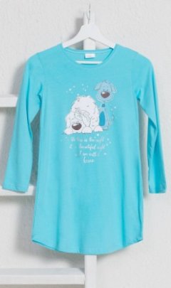 Dětská noční košile s dlouhým rukávem Little dogs 2