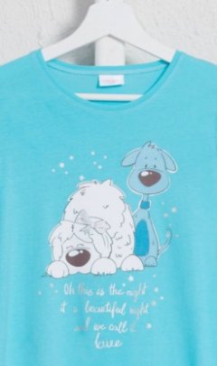 Dětská noční košile s dlouhým rukávem Little dogs 4