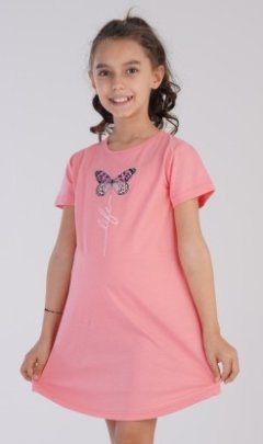 Dětská noční košile s krátkým rukávem Motýl 2