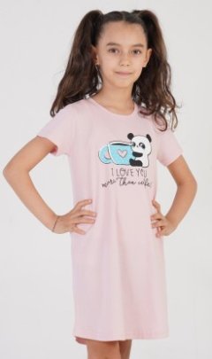 Dětská noční košile s krátkým rukávem Panda 2