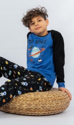 Dětské pyžamo dlouhé Vesmír 5