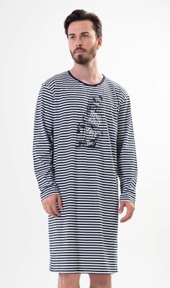 Pánská noční košile s dlouhým rukávem Plachetnice - Noční košile